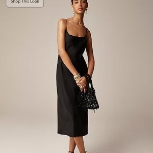 J.Crew Gwyneth Slip Dress in Luster Charmeuse